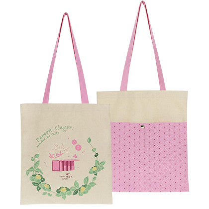 禰豆子刺繡拼色手提包
