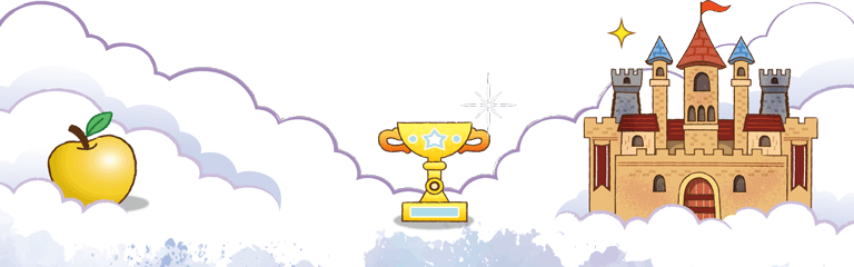 故事主題城堡獎盃底圖